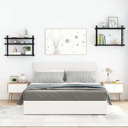 MXCSE Wall Shelves, Wall Mounted Bookshelves, DIY Floating Shelves - Image 4
