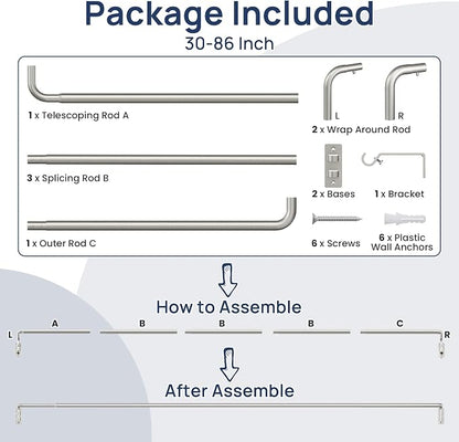 ENJOYBASICS Blackout Curtain rod - Image 8