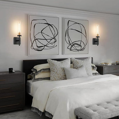 Wireless Wall Sconces with Remote Control, Battery Operated Wall Sconce Set of 2 - Image 8