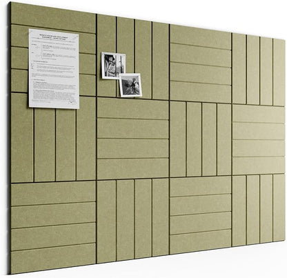 Bumusty Large Cork Board Alternative-48 x 36" Felt Bulletin Board Tiles by BUMUSTY