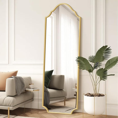 WallBeyond Arched Full Length Mirror Wall Mounted, Living Room, Hanging or by WallBeyond