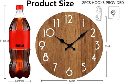 Wall Clock, Modern Wall Clocks Battery Operated, Silent Non Ticking Clock - Image 3