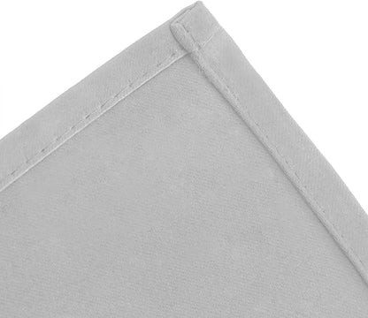 LEMOMO Blackout Curtains 52 x 120 Inch Long Light Grey Curtains Set of 2 Panels - Image 7