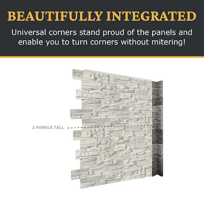 AZ Faux High-Density Polyurethane Faux Stone Flush Inside Corner - Image 7
