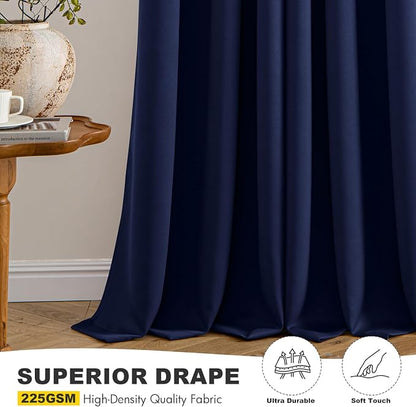 MIULEE Blackout Curtains for Bedroom Living Room 2 Panels, Thermal Insulated - Image 6