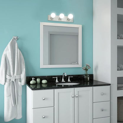 Design House 519280 Contemporary 3-Light Indoor Vanity Light Dimmable - Image 3