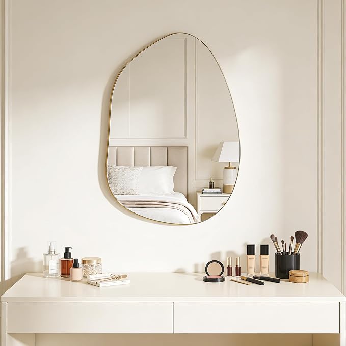 Irregular Wall Mirror Asymmetrical Mirror, Decorative Modern Mirror, Tempered by BOMINICA
