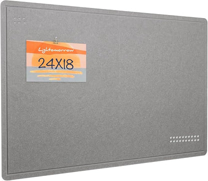 Lightomorrow Bulletin Board, 24 x 18 inches Felt Board Decorative Pin Board by Lightomorrow