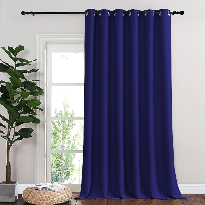 NICETOWN Blackout Sliding Glass Door Curtains, Room Darkening Thermal Insulated by NICETOWN