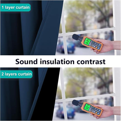 NICETOWN Total Shade Curtains and Draperies, Heavy-Duty Full Light Shading - Image 4