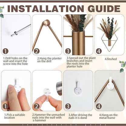 Jexine 4 Pcs Hanging Planters - Image 3