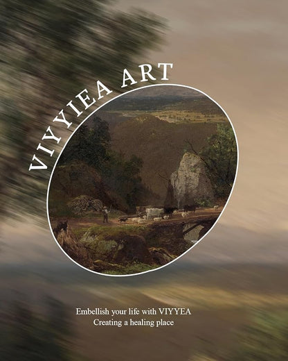 VIYYIEA Vintage Large Framed Wall Art - Image 4