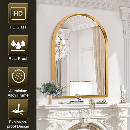 Arched Wall Mirror, Arch Bathroom Mirror, - Image 6