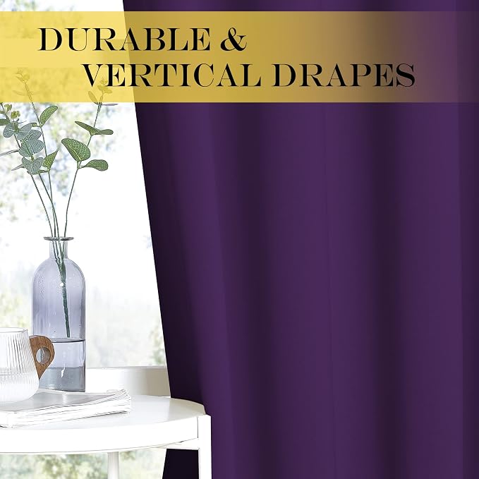NICETOWN Blackout Curtains 84 Inch Length, Thermal Insulated Curtains - Image 4