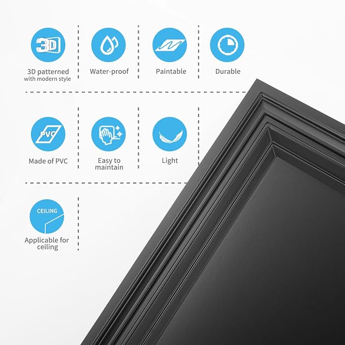 Art3d 24-Pack Drop Relief Ceiling Tiles - Image 7