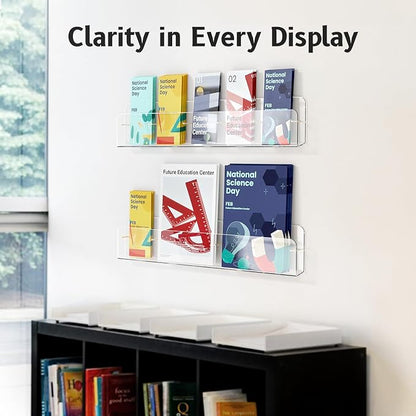 HIIMIEI Brochure Holder Wall Mount, Pamphlet Display Stand - Image 7