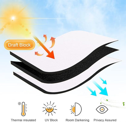 RYB HOME Privacy Curtain for Sliding Glass Door, Light Block Noise Reduce - Image 7