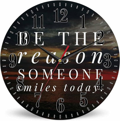 Mxocom Faith Quote Wall Clock Motivational and Inspirational Quote About Life by Mxocom