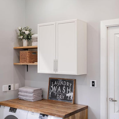 FIMELLO 30" Laundry Room Cabinets Wall Mounted by FimelloHome
