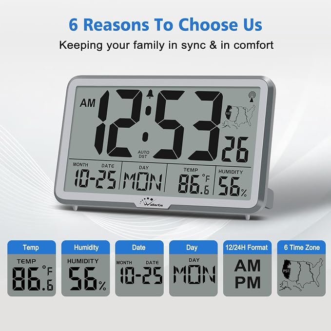 WallarGe Atomic Wall Clock - Image 5