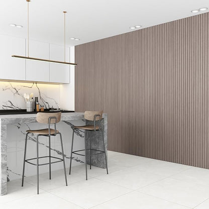 8-Pack WPC Wall Panels 108’’ x 6.3’’ 3D Slat Wall Panel Acoustic Wall Paneling - Image 4