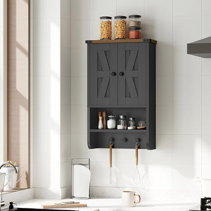 MAHANCRIS Bathroom Wall Cabinet, Farmhouse Medicine Cabinet - Image 6
