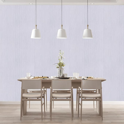 White Grasscloth Wallpaper Peel and Stick Texture Contact Paper 15.7"x120" - Image 4