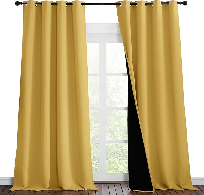 NICETOWN 100% Blackout Blinds, Laundry Room Decor Window Treatment Curtains by NICETOWN