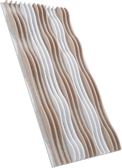 Large Acoustic Wall Panels 47.2"x23.6"x1.57"4-Pack, 3D DIY Wave Sound Proof by Staytunedforournewproduct