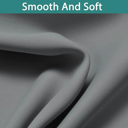 Yakamok 100% Blackout Curtains 90 Inches Long, 2 Thick Layers Heat and Full - Image 6