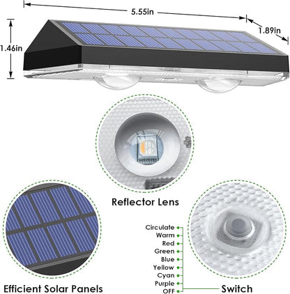 Solar Fence Lights Outdoor - Image 2