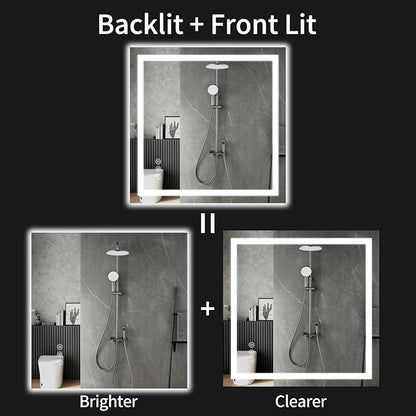 LED Bathroom Mirrors 32"x32" Bathroom Mirror - Image 2