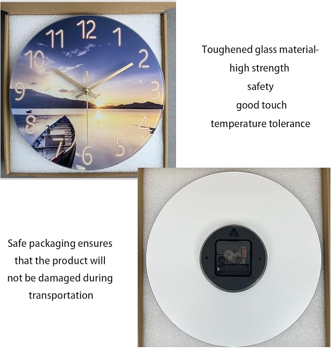 16 Inch Large Beach Wall Clocks - Image 6