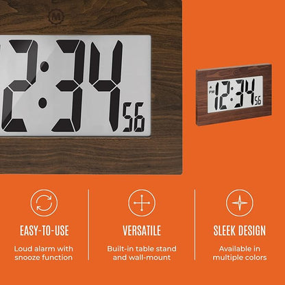 MARATHON Large Digital Wall Clock - Image 3