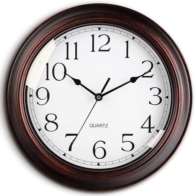 KECYET Wall Clocks Battery Operated Silent Non-Ticking Wall Clock 8.5 Inch by KECYETWALLCLOCK