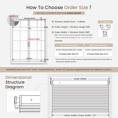 Grandekor No Drill No Tools Cordless Cellular Shades, UV Protection Privacy No - Image 2