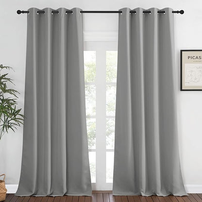 NICETOWN Bedroom Curtain Room Darkening Drapery 102 inches Length by NICETOWN