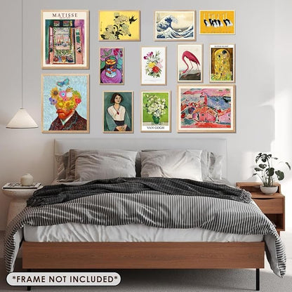 LANCHI95 12 Pcs Eclectic Wall Decor, Eclectic Home Decor, Maximalist Decor - Image 6