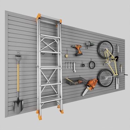 4 x 8 FT Slatwall Panel Garage Wall Organizer, Heavy Duty Slat Wall Paneling - Image 9