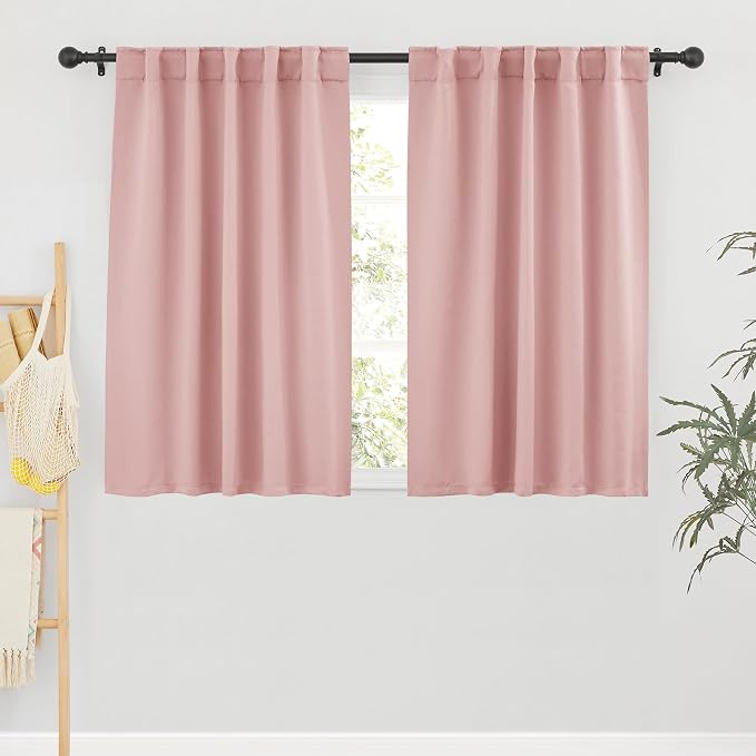 RYB HOME Girls Blackout Curtains 54 inches Long by RYBHOME