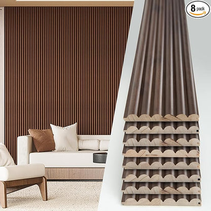 Art3d Fluted Wood Panel by Art3d