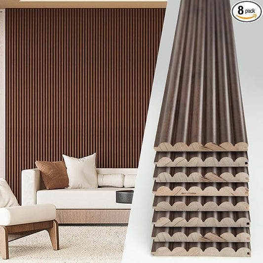 Art3d Fluted Wood Panel by Art3d