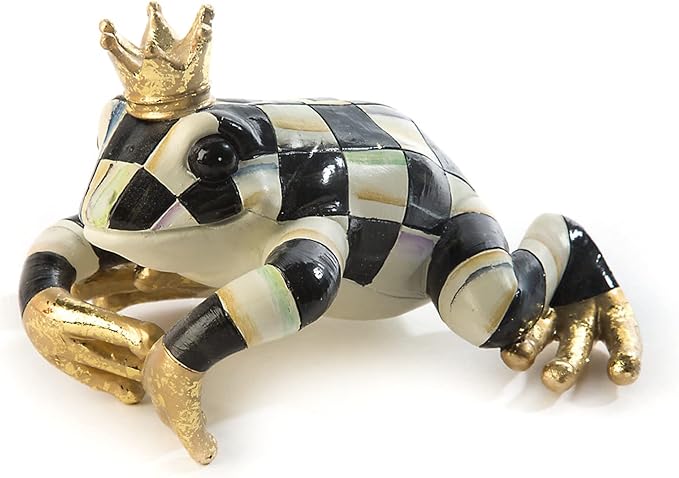 MACKENZIE-CHILDS Pot Climber, Decorative Flowerpot Hanger, Indoor and Outdoor Planter Hanging Decor, Pot Croaker