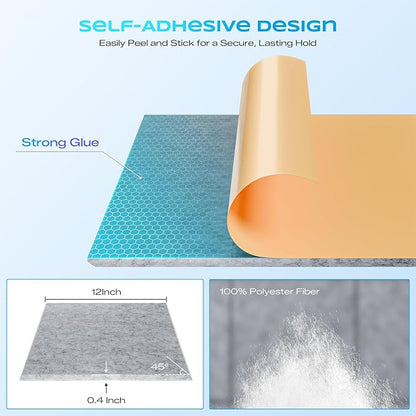 18 Pack Acoustic Panels for Walls, Sound Absorbing Foam Panels for Home & - Image 2