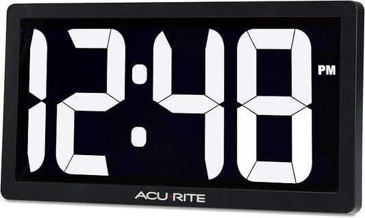 AcuRite 75114M 10-inch LED Digital Clock - Image 2