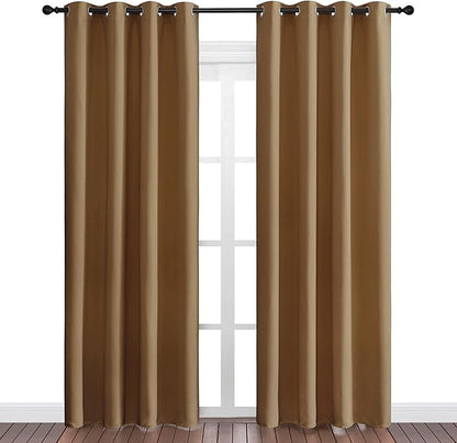 NICETOWN Sleek Blackout Curtains 86 inches Length - Image 2
