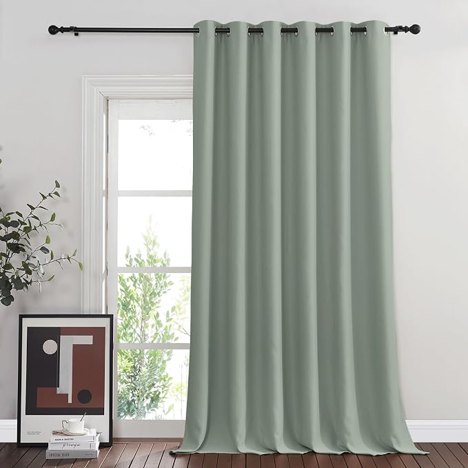 NICETOWN Blackout Sage Green Blackout Curtain by NICETOWN