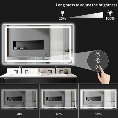 30"x60" LED Bathroom Mirror - Image 4