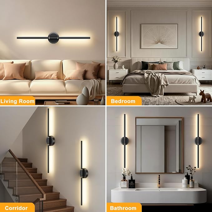 Battery Operated Wall Sconces Set of 2, Dimmable 8000mAh Rechargeable Wall - Image 7