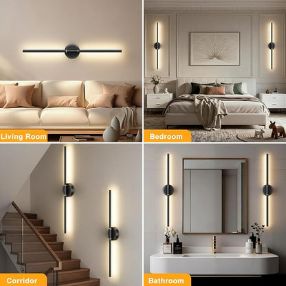 Battery Operated Wall Sconces Set of 2, Dimmable 8000mAh Rechargeable Wall - Image 7